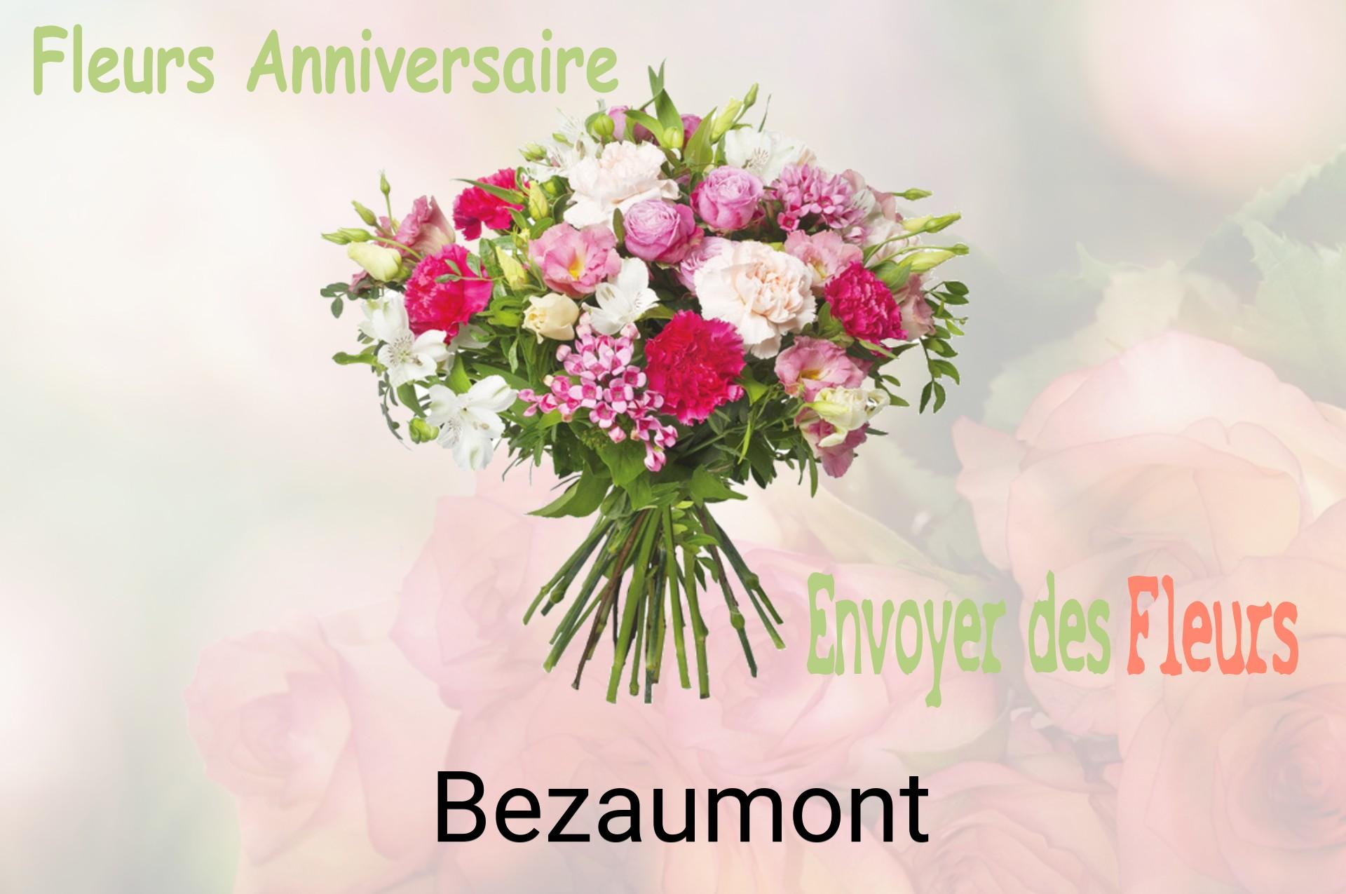 Bouquet de fleurs d’anniversaire livré à Bezaumont